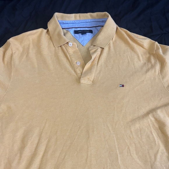 Tommy Hilfiger Men's Yellow Polo Shirt - Picture 1 of 1